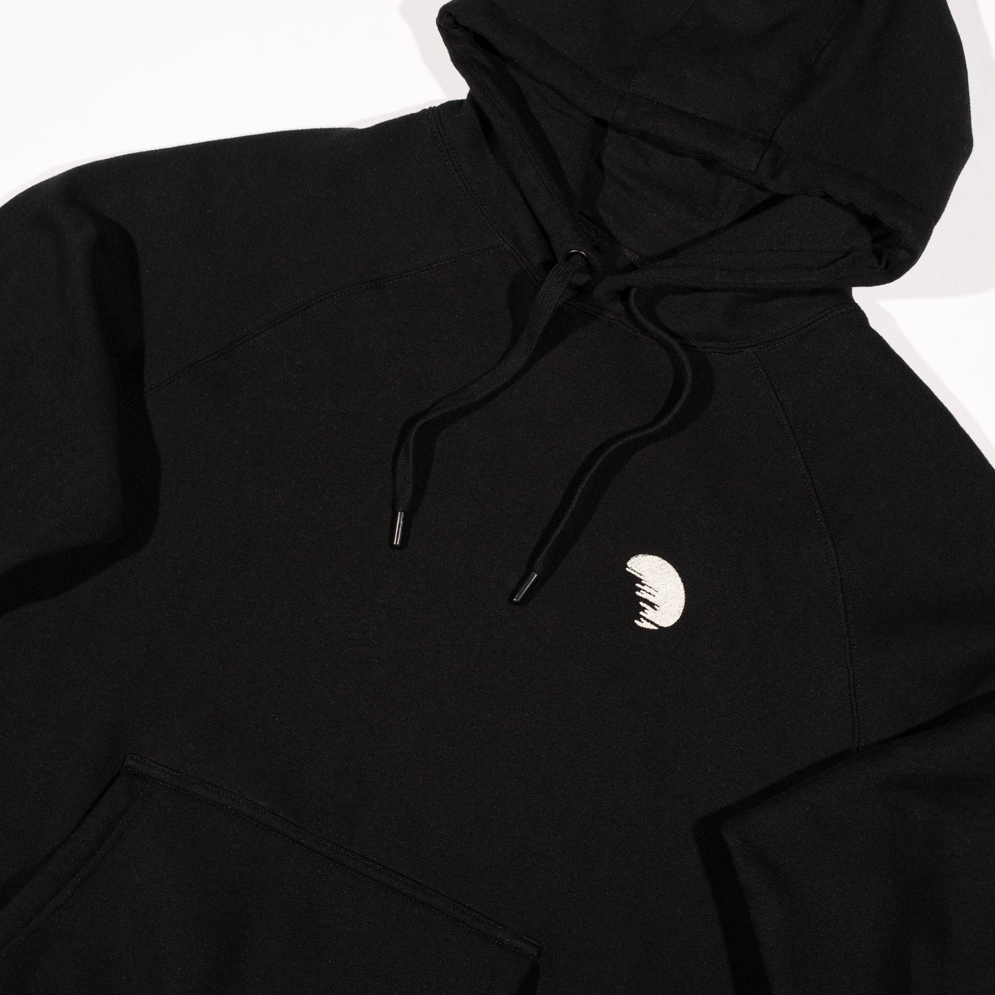 Minimal Moon Embroided Hood