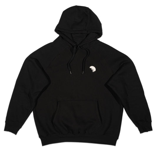 Minimal Moon Embroided Hood